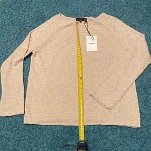 Linen/Cashmere long sleeve sweater